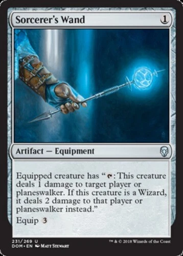 x1 Sorcerer's Wand - Dominaria - NM - MTG - Image 1 of 1