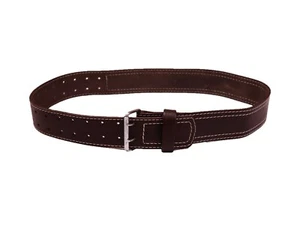 Trutuch Chocolate Leather Work Belt 2.5" | Tool Pouch Belts | Work Tool Belt