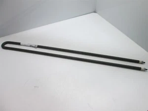 Tubular Heater, 1000W 480VAC, Hi-Temp, 25.25" Overall Length, 2" Wide, 11mm Dia - Picture 1 of 3