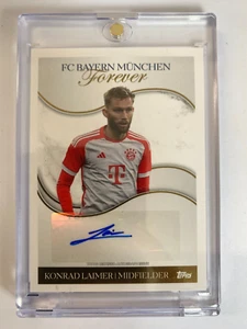TOPPS FC BAYERN MUNCHEN FOREVER 2023 KONRAD LAIMER BAYERN MUNICH BASE AUTOMÁTICA V4 - Imagen 1 de 2