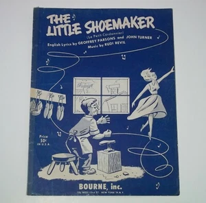 The Little Shoemaker Sheet Music (Le Petit Cordonnier) by Rudi Revil 1954 - Picture 1 of 3