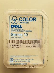 Dell DR747 SERIES 10 DELL HIGH YIELD COLOUR  INK CARTRIDGE - DR747 - Genuine! - Picture 1 of 3