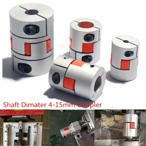 4-15mm Shaft Coupler Flexible Plum Coupling CNC Servo Stepper Motor Jaw Spider - Picture 1 of 12