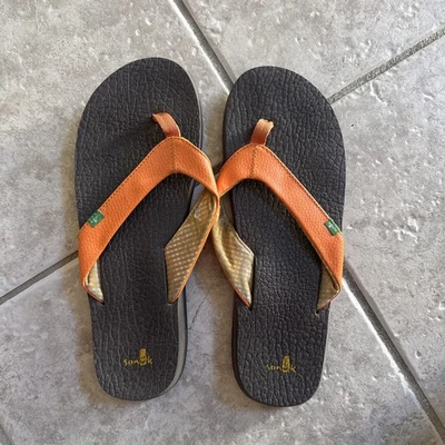 Chanclas Sanuk Yoga Mat naranja para mujer talla 11 Foto 1 de 3