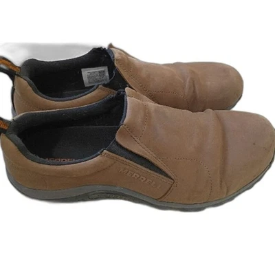 Mocasines sin cordones Merrell para hombre color tostado talla 12 cuero negocios informales oficina clásicos Foto 1 de 4