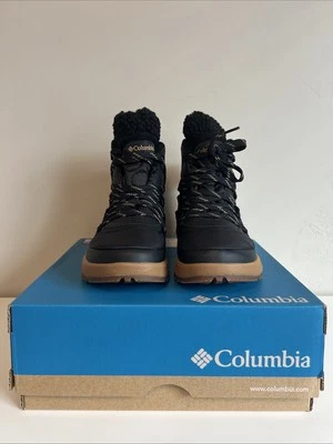 Botas impermeables Columbia Red Hills Omni Heat negras/marrones para mujer talla 6” Foto 1 de 4