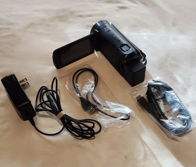 Canon VIXIA HF R80 Full HD 32x Camcorder Black Bundle TESTED-MINT - Image 1 of 4