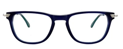 全新 SAVILLE ROW Arthur 51 毫米蓝色 18kt 卷白金眼镜框 英国 — 第 1/4 张图片