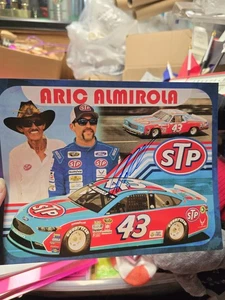 Aric Almirola 2015 STP #43 Postcard Autographed - Picture 1 of 2