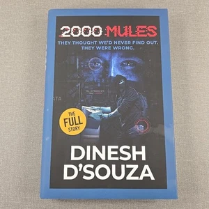 2000 Mules By Dinesh D’Souza ~ Recalled 1st Edition Hardcover Book HCDJ 2022 - Picture 1 of 10
