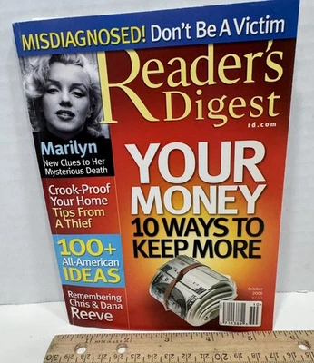 Reader's Digest Magazine 2006 October, Excellent Condition - Image 1 of 4
