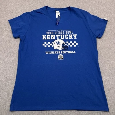 NUEVA Camiseta Kentucky Wildcats Mujer XL 2019 VRBO Citrus Bowl Manga Corta NCAA Foto 1 de 4