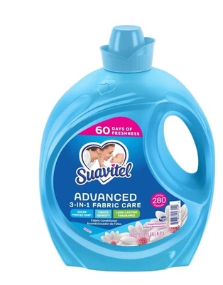 Suavitel Advanced Liquid Fabric Softener Field Flowers 160 fl. oz. 235 Loads