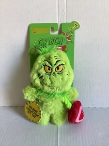 Weihnachten Dr. Seuss 7 Zoll Der Grinch mit Seil Herz Plüsch Quietschend Knistern Hundespielzeug - Bild 1 von 4