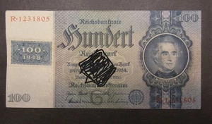 Geldschein von DDR 100 Mark (mit Kupon) 1948. SELTEN ! - Bild 1 von 2