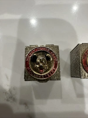 1950’s Rare Mickey Mouse Club Mouseketeers Jack-in-the-Box Pop Up Charm Lot X2 - Image 1 of 4