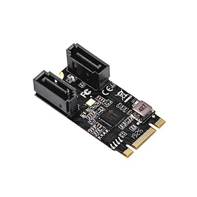 IO Crest 2 Port SATA III 6Gb/s M.2 22x42 Controller Card (si-ada40149) - Image 1 of 4