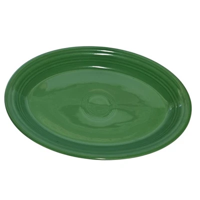 Plato grande ovalado Fiesta 13" 5/8 jade  Foto 1 de 2