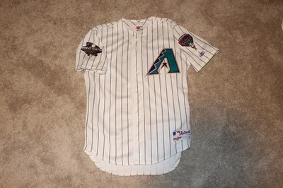 Authentic 01 World Series Rawlings Arizona Diamondbacks Jersey 40 Randy Johnson - Image 1 of 4