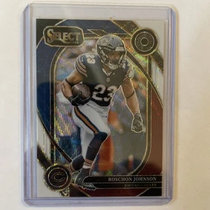 2024 Panini Select Roschon Johnson Tri Color Wave Prizm 22/149 Chicago Bears - Picture 1 of 2