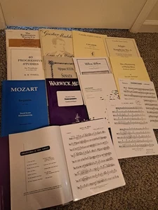 Trombone Sheet Music Lot Quartets, Solos, Etudes And Random Prints - Picture 1 of 24