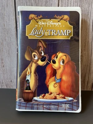 Walt Disney’s Masterpiece : Lady and the Tramp ( VHS, Fully Restored) - Image 1 of 4