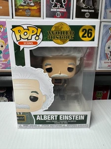 Funko Pop! Albert Einstein #26 Pop Icons Científico E=mc2 Abovedado Coleccionable - Imagen 1 de 6