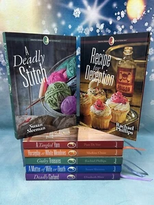 Annie's Creative Woman Mysteries Lot Of 7 Books Hardcover - Picture 1 of 9