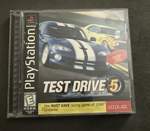 Test Drive 5 (Sony PlayStation 1, 1998) PS1 Black Label Complete - Picture 1 of 6