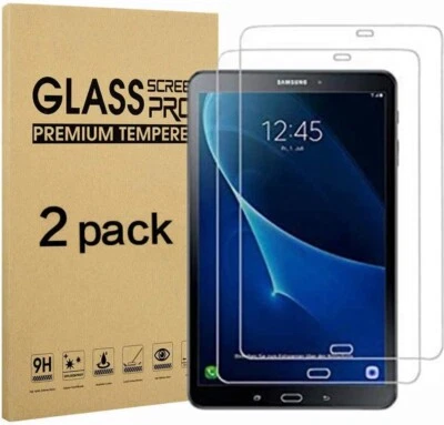 2 PACK Tempered Glass 9H Screen Protector for Samsung Galaxy Tab A 10.1 SM-T580 - Image 1 of 4