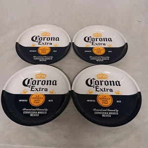 Corona Extra Dinner Plate Bowls 4 Tin 10-1/8" - Picture 1 of 6