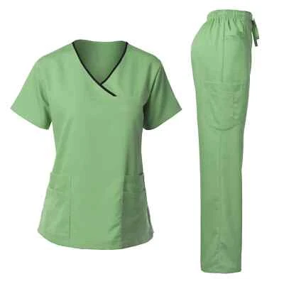Moda Médica Mujeres Uniforme Exfoliante Hospital Médicos Ropa Enfermeras Accesorios Foto 1 de 4