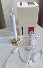 Baldwin - Polished Brass 7" Candlestick Table/Window Sill Lamp  - 8.5" w/ Bulb