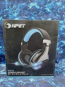 NPET HS10 Gaming Headset For- PC / XBox One / PS4 / Mobile - Picture 1 of 2