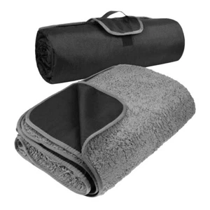Sherpa Fleece Stadium Windproof Mat for Boat, Outdoors Waterproof Throw Blanket - Picture 1 of 7
