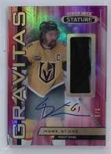 2021-22 Upper Deck Stature Gravitas Auto Patch Red Mark Stone 2/3 #G-2