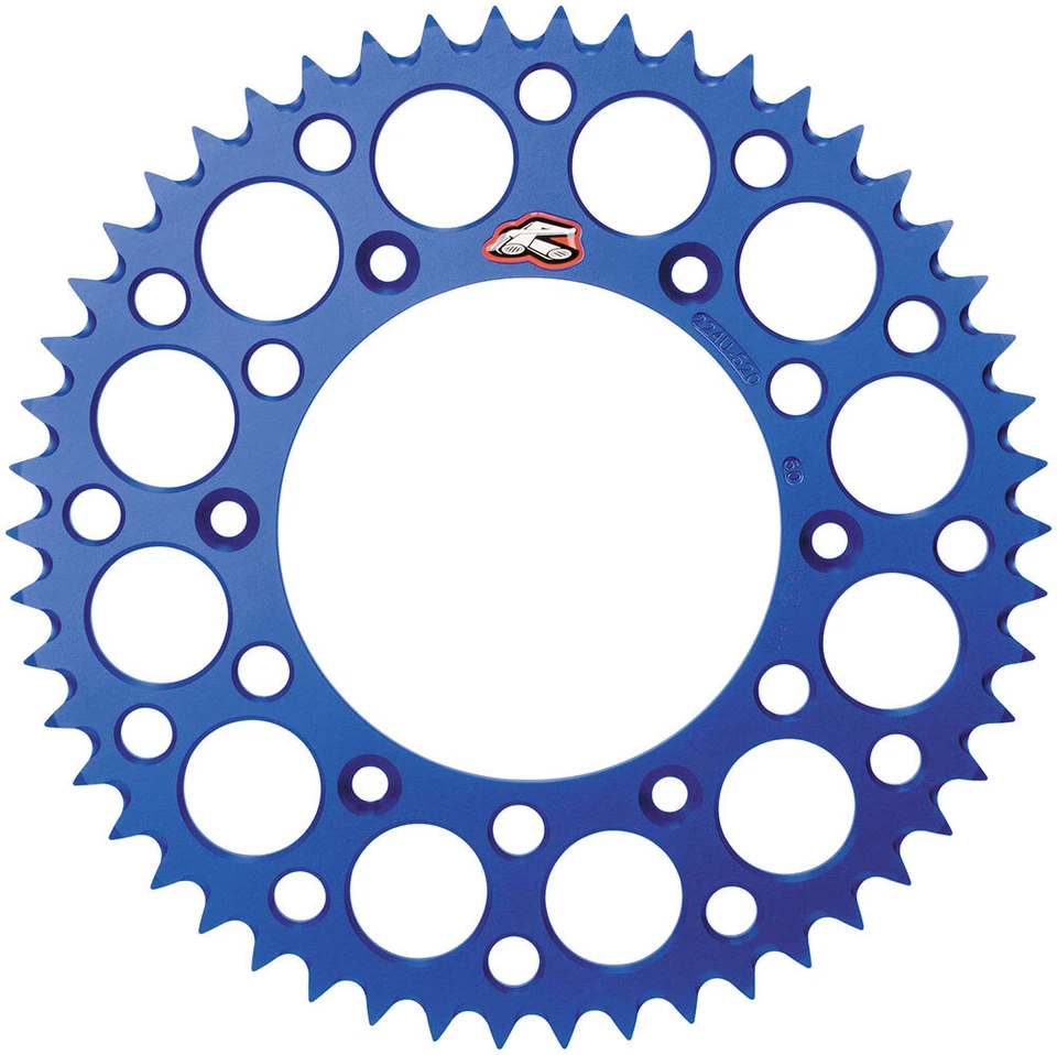 Renthal Ultralight Rear Sprocket-Yamaha-YZ/WR 125-450F-99-24-48t-Blue - Motocros - Image 1 of 1