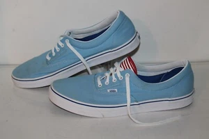 Vans ERA Deck Club Casual Sneakers, 500714 Light Blue/Red/White, Men's Size 15 - Picture 1 of 5