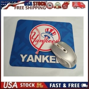 Large MLB NY Yankees Gaming Mouse Mat Pad Blue Style A 8" x 10" - Photo 1/9