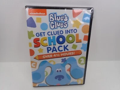 Blue's Clues DVD Get Clued Into School Pack 3 DVD Set 4.5 Hours New Sealed - Image 1 of 4