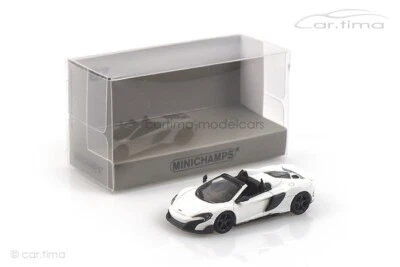 Mclaren 675 Lt Silice Bianco MINICHAMPS 1:87 870154430 - Immagine 1 di 2