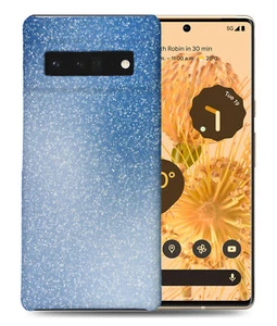 CASE COVER FOR GOOGLE PIXEL|CUTE BLUE AND WHITE SNOW PATTERN - Picture 1 of 11