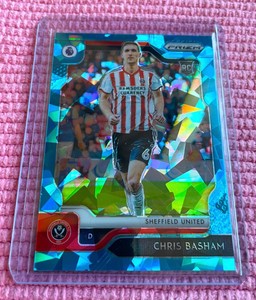 /75 BLUE CRACKED ICE - CHRIS BASHAM - 2019/20 PANINI PRIZM - SHEFFIELD UNITED