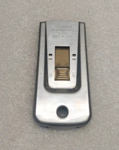 AccuTec Deluxe Window Scraper Personna 61-0126-0000 Metal Brass No blade - Picture 1 of 3