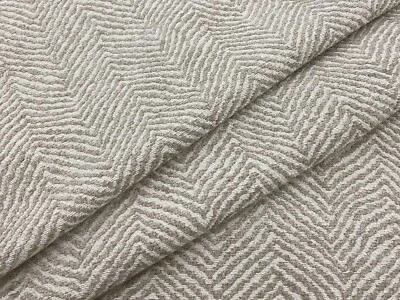 GP & J Baker Zig Zag Chevron Weave Fabric- Summit / Parchment 6.4 yd BF10677.225 - Image 1 of 3