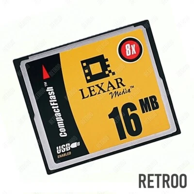 Lexar Media Compact Flash 16MB 8x CF Type-I Memory Card for Digital Camera - Image 1 of 3