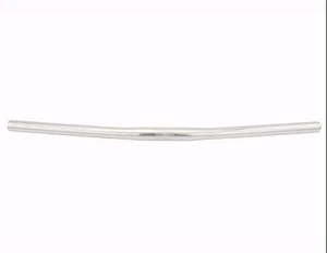 cromo Track Manillar acero 25.4mm fixie cruiser mountain bike 0 rise - Imagen 1 de 1