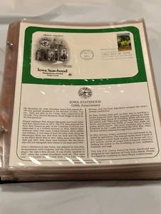 US Stamp PCS Panel FDC 1996 IOWA STATEHOOD 150th Anniversary Sesquicentennial - Picture 1 of 2
