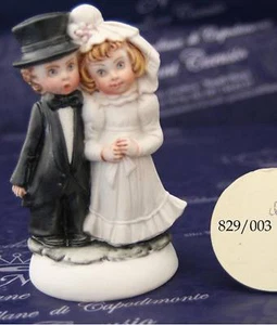 Capodimonte Porcelain Carusio Cake-Cake Topper - Picture 1 of 1
