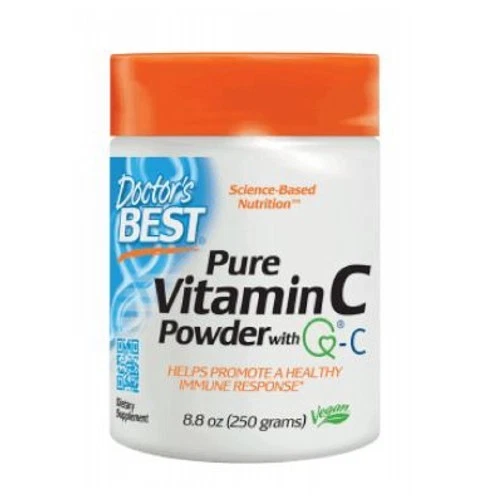 Polvo puro de vitamina C con Q-C 8,8 OZ de Doctors Best Foto 1 de 1